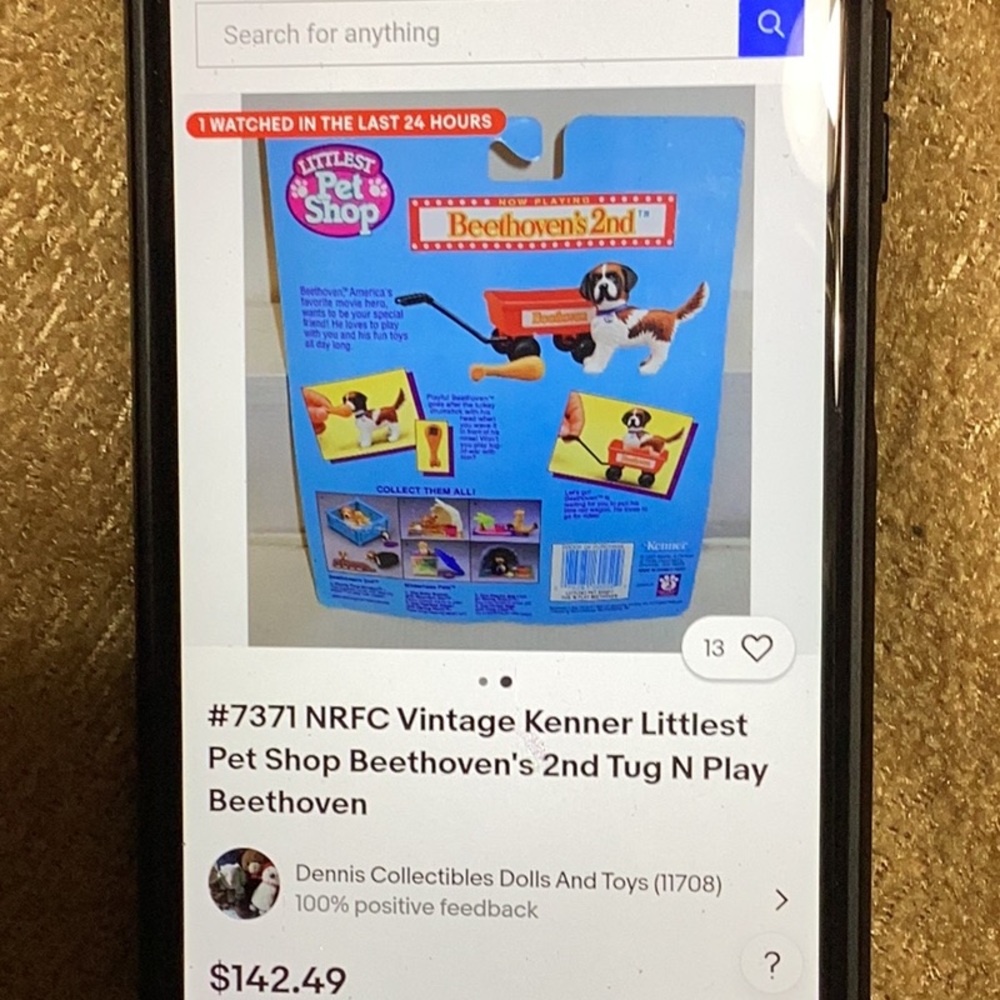 πΆ Littlest Pet Shop Tug & Play Beethoven's 2nd # 7371 - Picture 2 of 16